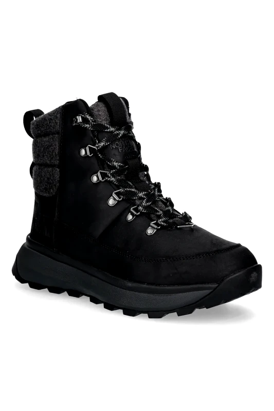 The North Face Παπούτσια The North Face Bergen Leather χρώμα: μαύρο, NF0A8A9MKX71