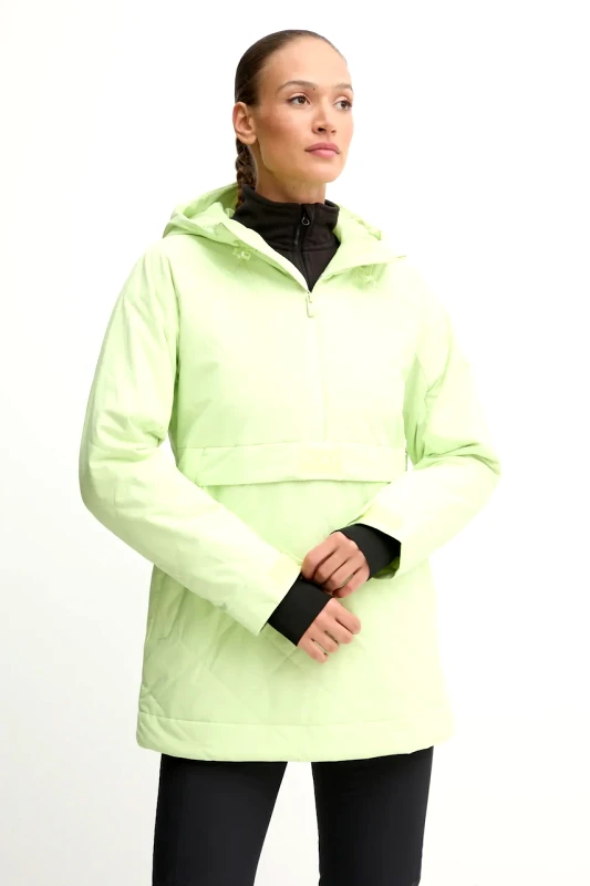 Roxy Μπουφάν για σκι Roxy Radiant Lines Overhead χρώμα: πράσινο, ERJTJ03487