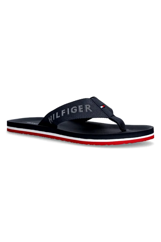 Tommy Hilfiger Σαγιονάρες Tommy Hilfiger COMFORT HILFIGER BEACH SANDAL χρώμα: ναυτικό μπλε, FM0FM05341