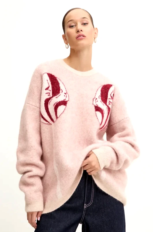 Fiorucci Μάλλινο πουλόβερ Fiorucci γυναικείο, χρώμα: ροζ, U01FMKSW255KN11MU01