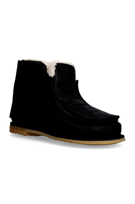 JW Anderson Μπότες χιονιού σουέτ JW Anderson Ankle Boot γυναικείες, χρώμα: μαύρο, ANW43065A