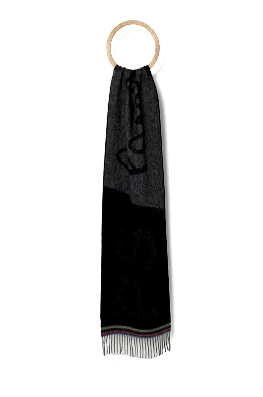 PS Paul Smith Κασκόλ PS Paul Smith χρώμα: μαύρο, M2A.150K.N076