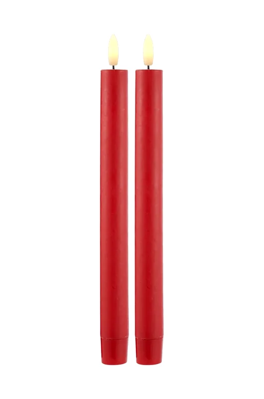 Sirius Σετ κεριών led Sirius Sille Krone 2-pack χρώμα: κόκκινο