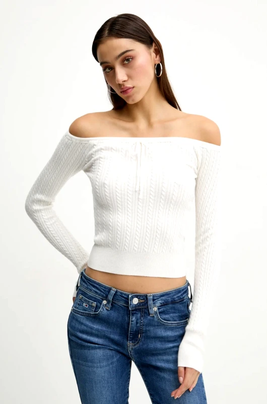 Hollister Co. Πουλόβερ Hollister Co. χρώμα: μπεζ, KI350-4258