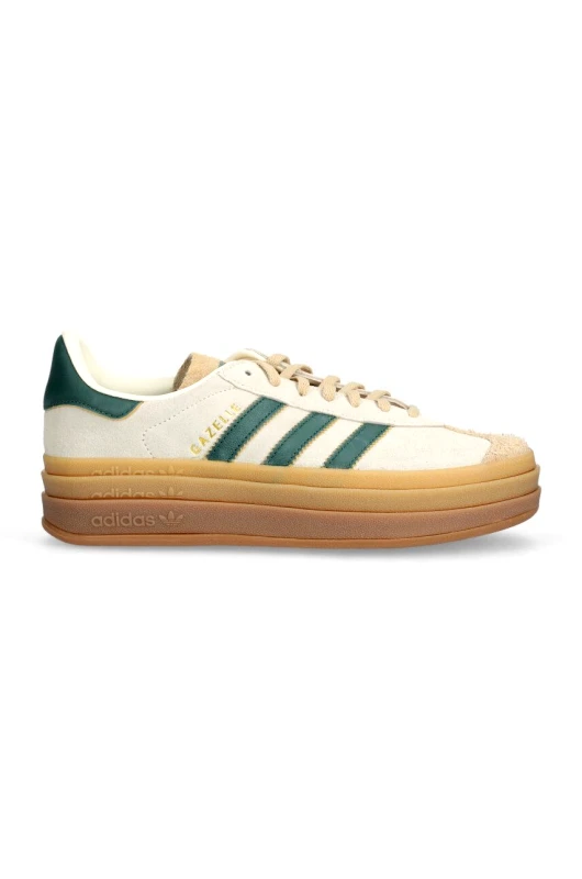 Σουέτ αθλητικά παπούτσια adidas Originals Gazelle Bold χρώμα: μπεζ, ID7056 φωτογραφία