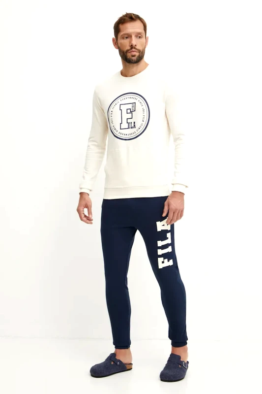 Fila Βαμβακερή φόρμα Fila χρώμα: μπεζ, FPW1199