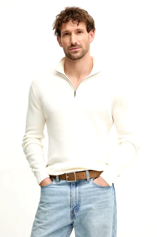 Hackett London Πουλόβερ Hackett London χρώμα: μπεζ, HM703275
