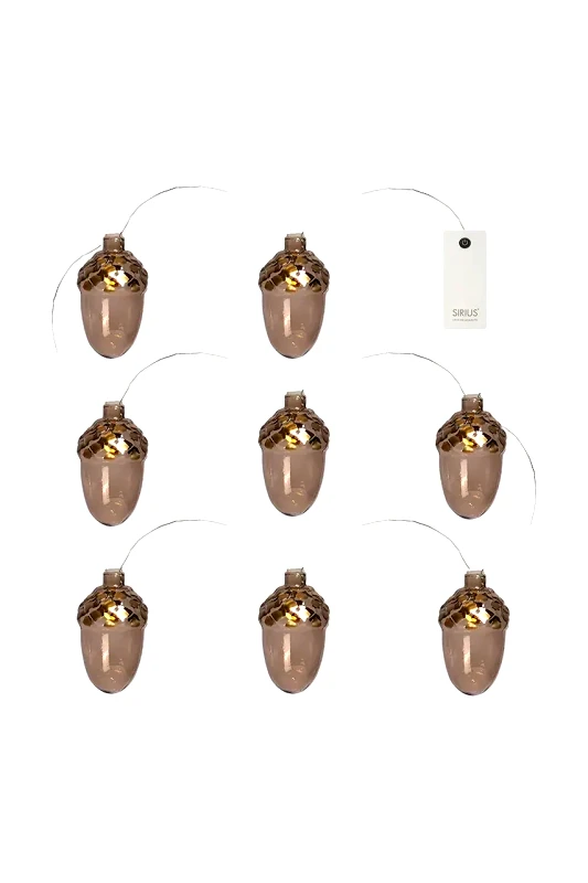 Sirius Γιρλάντα led Sirius Celina Agern 105 cm χρώμα: καφέ