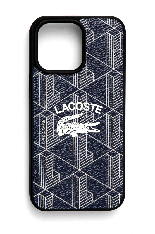 Lacoste Θήκη κινητού Lacoste iPhone 15 Pro Max 6.7 χρώμα: ναυτικό μπλε, LCHMP15XPIGV