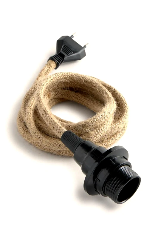 Calma House Καλώδιο με βύσμα λάμπας Calma House Cable E14 χρώμα: μπεζ