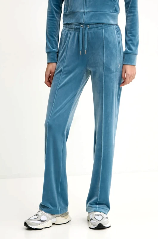 Juicy Couture Παντελόνι φόρμας Juicy Couture χρώμα: τιρκουάζ, JCAPW045