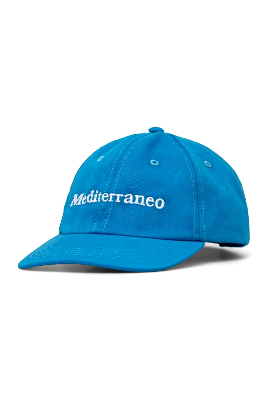 Drivemebikini Βαμβακερό καπέλο του μπέιζμπολ Drivemebikini Mediterraneo χρώμα: μπλε