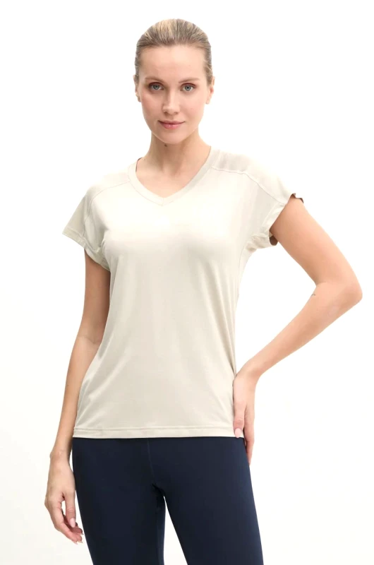 adidas Performance Μπλουζάκι προπόνησης adidas Performance Aeroready χρώμα: μπεζ, JC9563