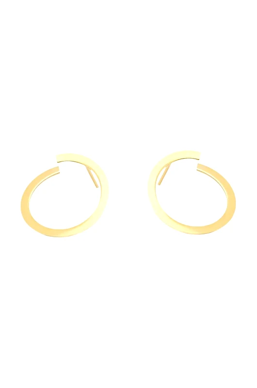 ANIA KRUK Ασημένια επιχρυσωμένα σκουλαρίκια ANIA KRUK TRENDY SLTKS3230Z