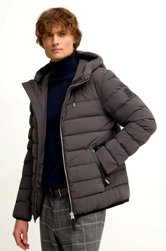 Mackage Μπουφάν με επένδυση από πούπουλα MACKAGE ανδρικό, χρώμα: γκρι, JACK