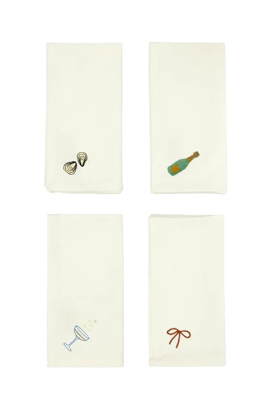 Σετ από βαμβακερές χαρτοπετσέτες OYOY New Year Napkin 4-pack φωτογραφία