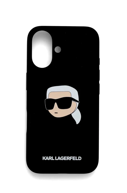 Karl Lagerfeld Θήκη κινητού Karl Lagerfeld iPhone 16 6.1 χρώμα: μαύρο, KLHMP16SSKHPPLK