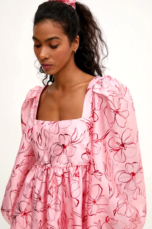 Stine Goya Μπλουζάκι Stine Goya χρώμα: ροζ, SG-PS25-T018-2067