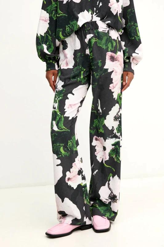 Stine Goya Παντελόνι Stine Goya χρώμα: γκρι, SG-PS25-P009-2259