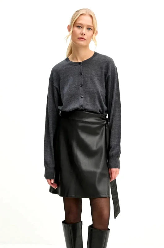 By Malene Birger Μάλλινη ζακέτα By Malene Birger MONTIE χρώμα: γκρι, Q72580003
