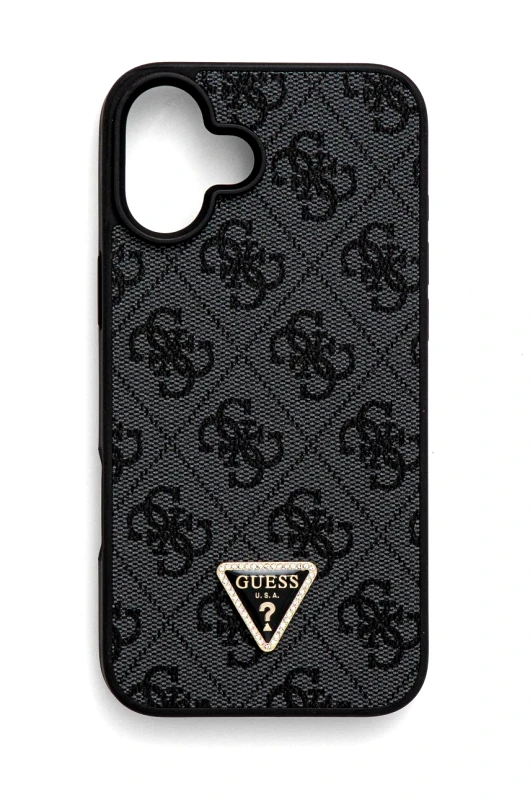 Guess Θήκη κινητού Guess iPhone 16 Plus 6.7 χρώμα: μαύρο, GUHCP16MP4TDPK