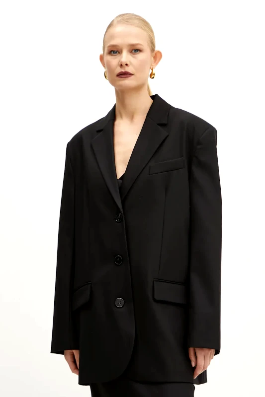 Ivy Oak Σακάκι Ivy Oak χρώμα: μαύρο, IO119109