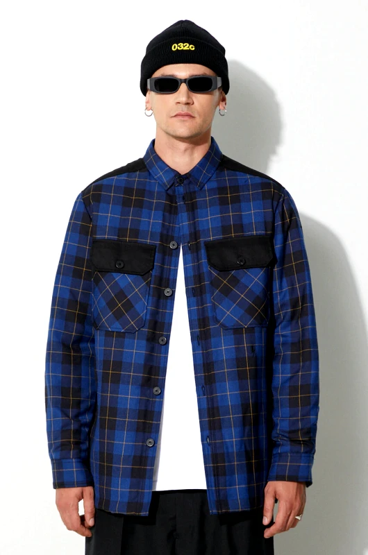 Neil Barrett Μπουφάν Neil Barett LOOSE BICOLOR FLAP POCKET PADDED PBCS024C.V041C.3705 F3PBCS024C.V041C.3705