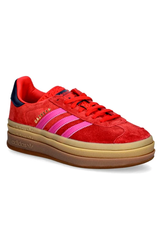 adidas Originals Σουέτ αθλητικά παπούτσια adidas Originals Gazelle Bold χρώμα: κόκκινο, JH9665
