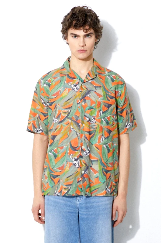 Corridor Πουκάμισο από λινό Corridor Dominica Summer Shirt SS0200