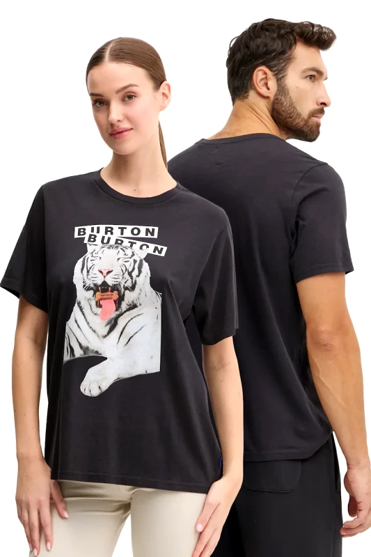 Burton Βαμβακερό μπλουζάκι Burton χρώμα: μαύρο, 243431