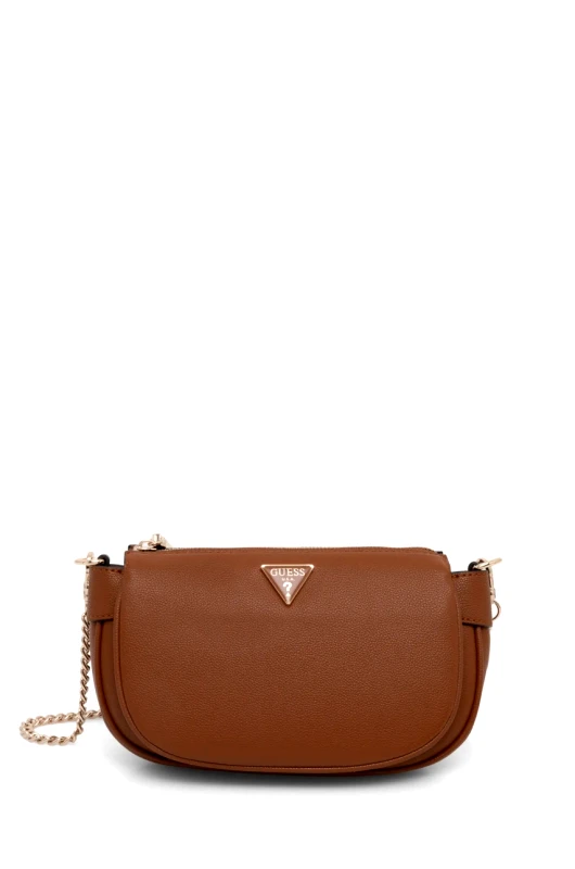 Guess Τσάντα Guess FEDORA χρώμα: καφέ, HWBG95 19170