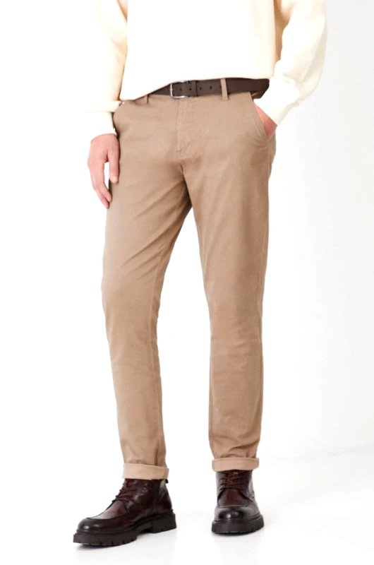 Παντελόνι Medicine χρώμα: μπεζ φωτογραφία