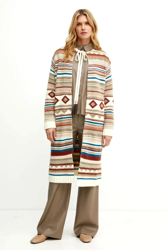 Weekend Max Mara Μάλλινη ζακέτα Weekend Max Mara χρώμα: μπεζ, 2425346013600