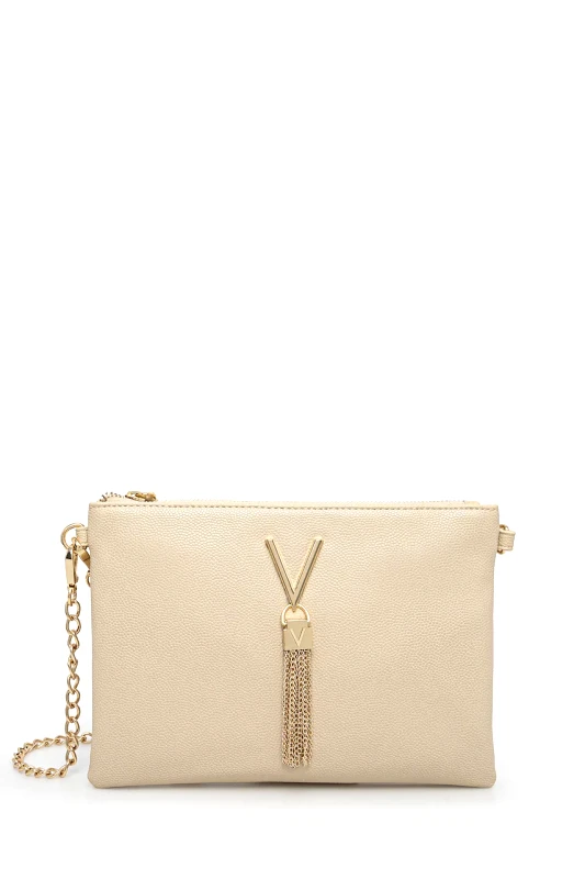 Valentino Bags Τσάντα Valentino Bags χρώμα: μπεζ, VBS1R419G