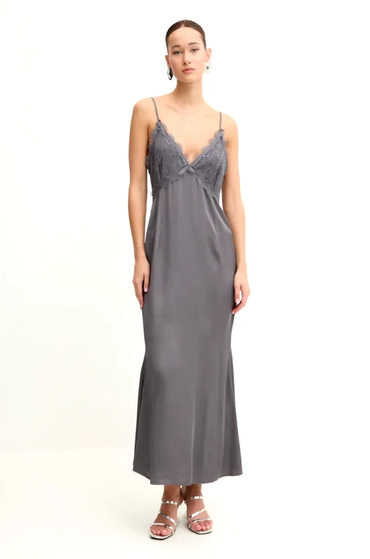 Never Fully Dressed Φόρεμα Never Fully Dressed Reha χρώμα: γκρι, NFDDR1612