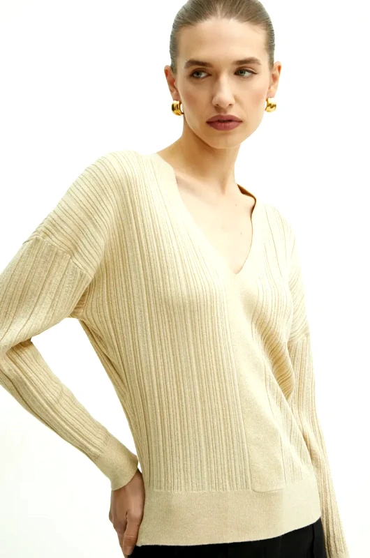 Liu Jo Πουλόβερ Liu Jo χρώμα: χρυσαφί, WF4291 MS64J