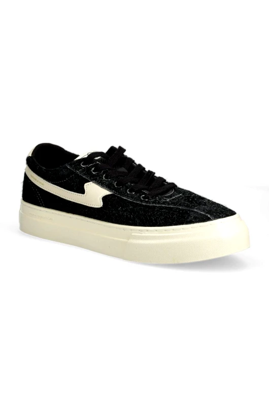 Stepney Workers Club Σουέτ αθλητικά παπούτσια Stepney Workers Club Dellow S-Strike Cup Raw Suede χρώμα: μαύρο, YA15017