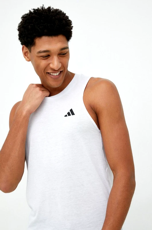 adidas Performance Μπλουζάκι προπόνησης adidas Performance Training Essentials Training Essentials χρώμα: άσπρο IC0434 IC6947