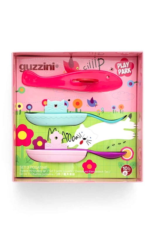 Guzzini Σετ μαχαιροπήρουνων για παιδιά Guzzini Playpark Bimba 3-pack