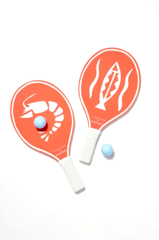 SunnyLife Σετ ρακέτες παραλίας και μπάλες SunnyLife De Playa Coral