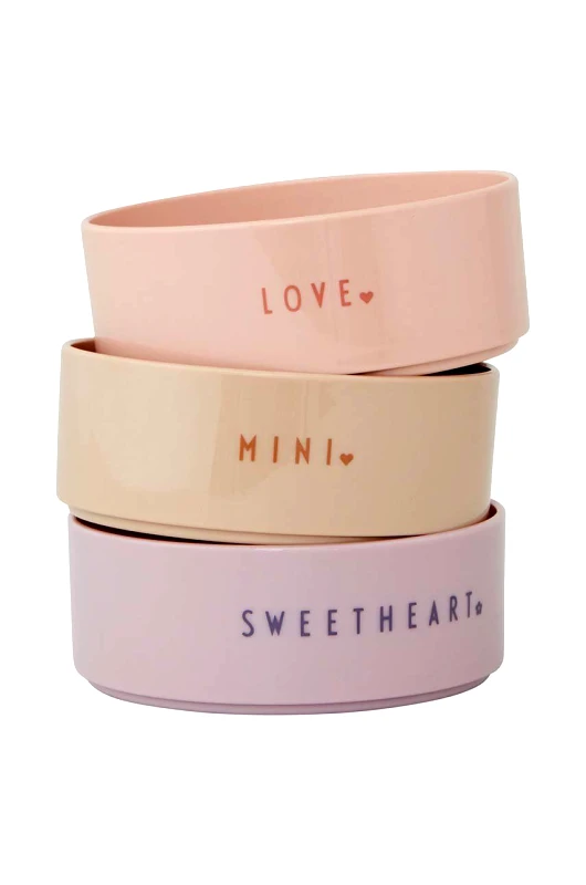 Design Letters Σετ μπολ Design Letters Mini favourite bowl set 3-pack