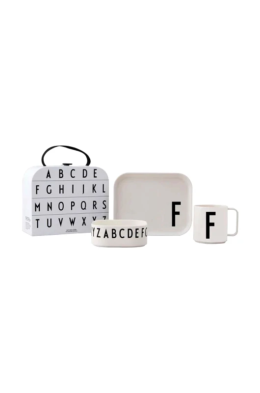 Design Letters Παιδικό σετ πρωινού Design Letters Classics in a suitcase F 4-pack