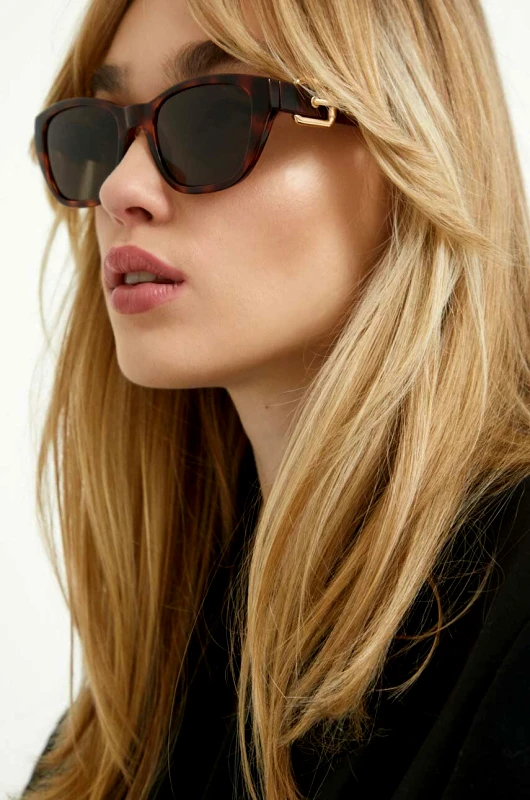 Moschino Γυαλιά ηλίου Moschino χρώμα: καφέ