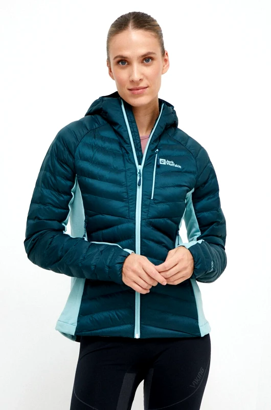 Αθλητικό μπουφάν Jack Wolfskin Routeburn Pro χρώμα: πράσινο φωτογραφία