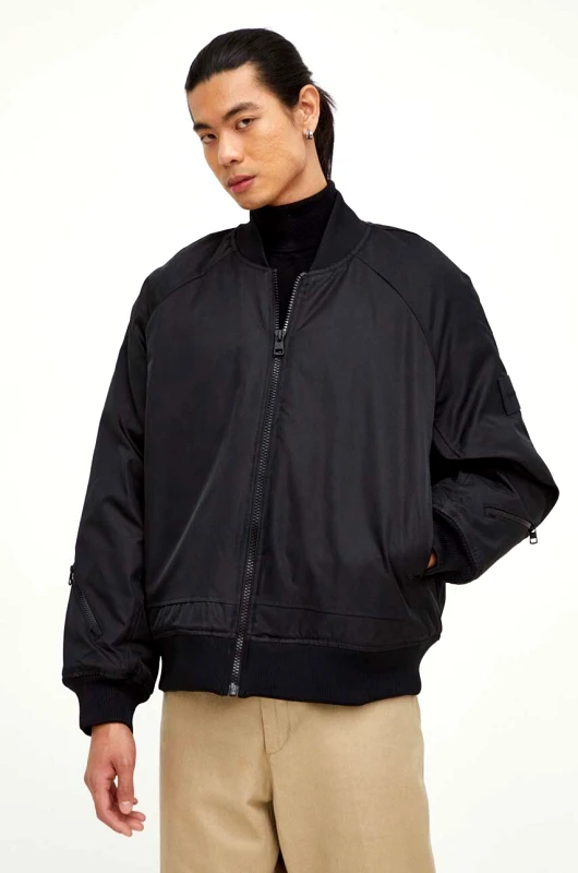 Calvin Klein Jeans Μπουφάν bomber Calvin Klein Jeans ανδρικά, χρώμα: μαύρο