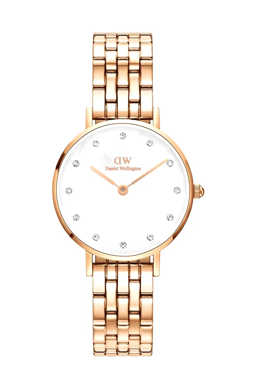 Daniel Wellington Ρολόι Daniel Wellington Petite Lumine 28 5-Link χρώμα: χρυσαφί
