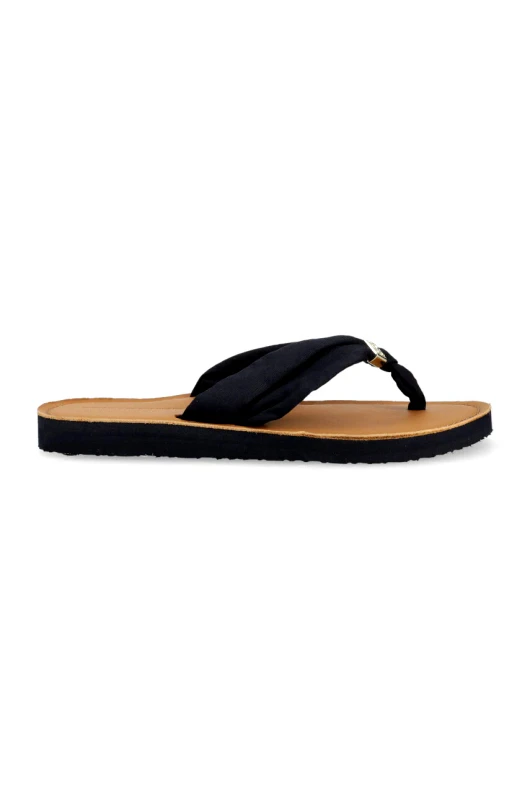 Tommy Hilfiger Σαγιονάρες Tommy Hilfiger TH ELEVATED BEACH SANDAL χρώμα: ναυτικό μπλε, FW0FW06985