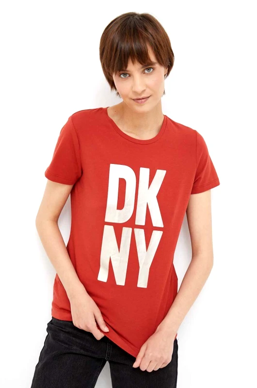 DKNY Μπλουζάκι DKNY χρώμα: κόκκινο
