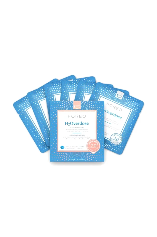 FOREO Ufo μάσκα ενεργής υπερενυδάτωσης FOREO UFO Masks H2Overdose 2.0 6-pack