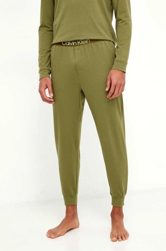 Calvin Klein Underwear Παντελόνι lounge Calvin Klein Underwear χρώμα: πράσινο